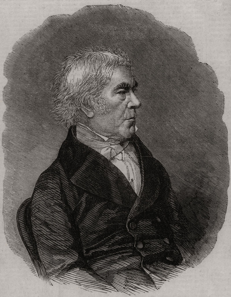 Dr. Hawtrey, the late Provost of Eton College. Berkshire 1862 old print